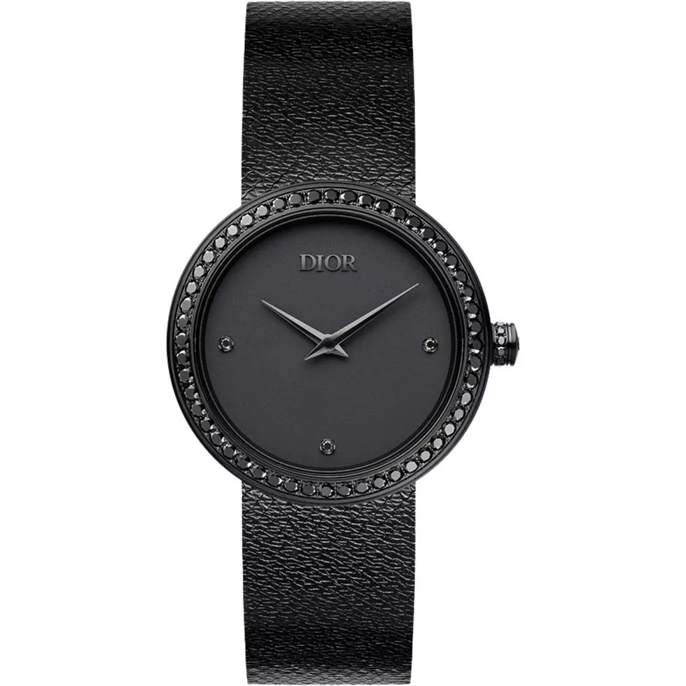 Dior La D De Dior Black Ultramatte Watch 34mm